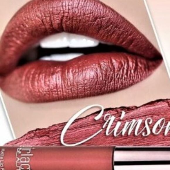 Girlaktic Metallic Liquid Lipstick in Crimson - Picture 1 of 7